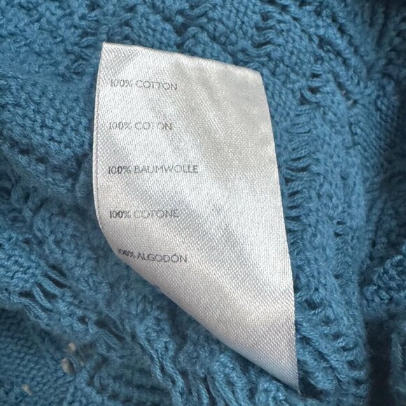 Free People Beach Med Get Away Fauxchet Cardi & Pant 2 Piece Set Peacock Plume - Picture 8 of 10